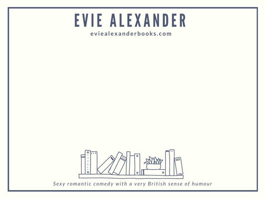Personalised, Signed Book Plate (Perfect for individuals, book stores and book clubs!)