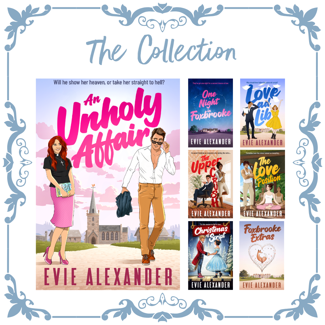 Collection of covers for the Foxbrooke Series