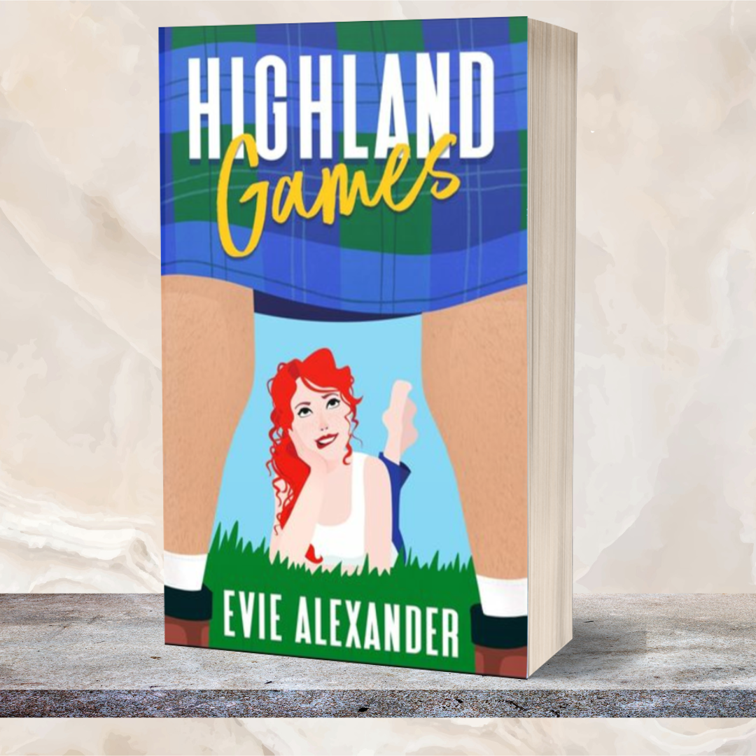 first in series steamy romcom Highland Games print cover