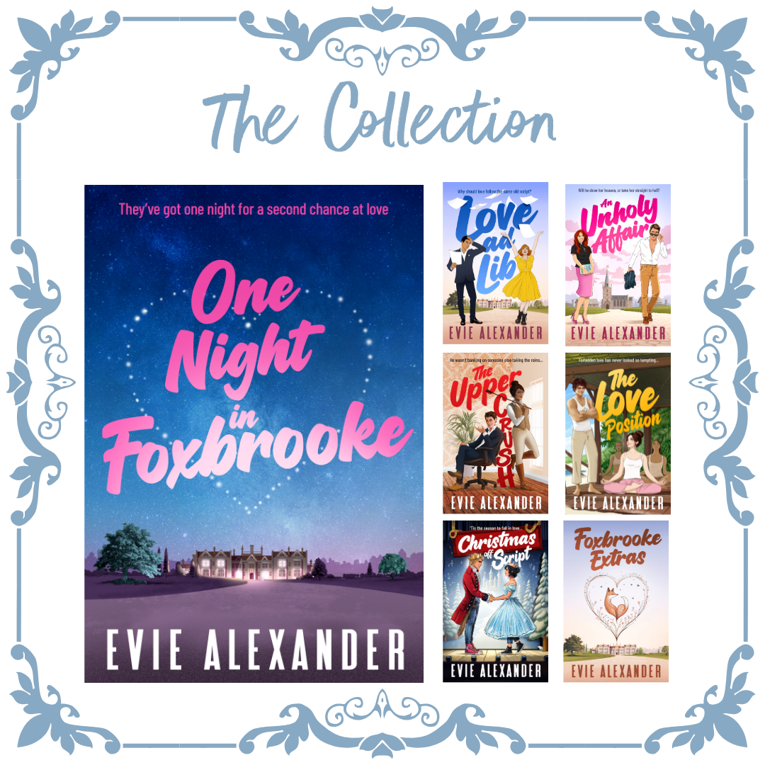 collection of covers for the Foxbrooke series