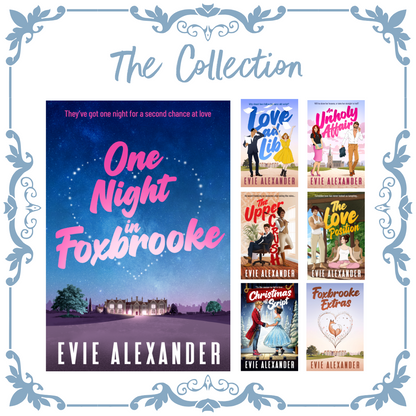 collection of covers for the Foxbrooke series